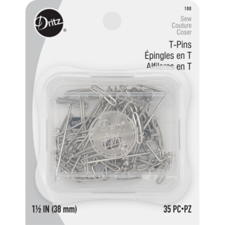 Dritz T-PINS 1 1/2 inch (35 pcs)