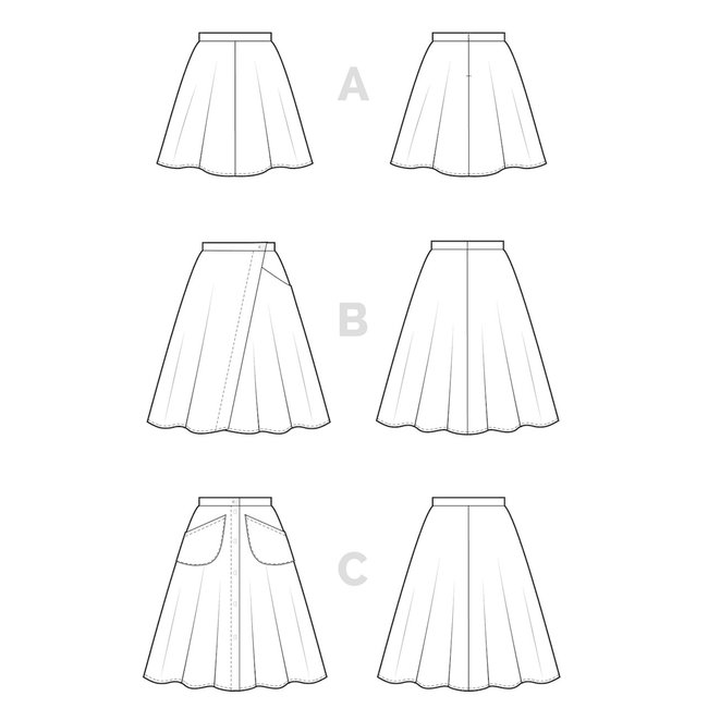 Fiore Skirt Pattern 0-20