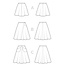 Closet Core - Fiore Skirt Pattern 0-20