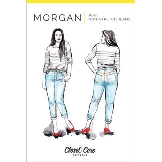 Closet Core Patterns Closet Core - Morgan Boyfriend Jeans Pattern 0-20