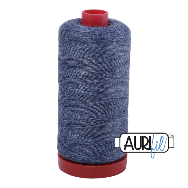 WOOL AURIFIL Wool 12wt 8780 Blue Melange