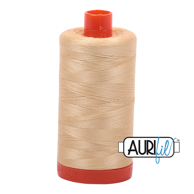 AURIFIL 50 WT Light Caramel 6001