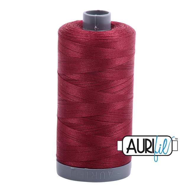 AURIFIL 28 WT DK. CARMINE RED 2460