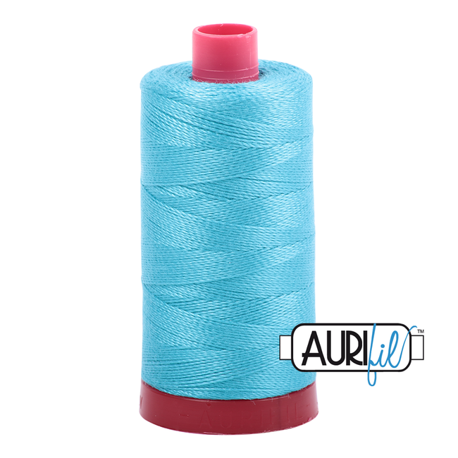 AURIFIL 12 WT Bright Turquoise 5005