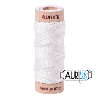 AURIFIL AURIFIL 6 STRAND 18YDS 2021 NATURAL WHITE