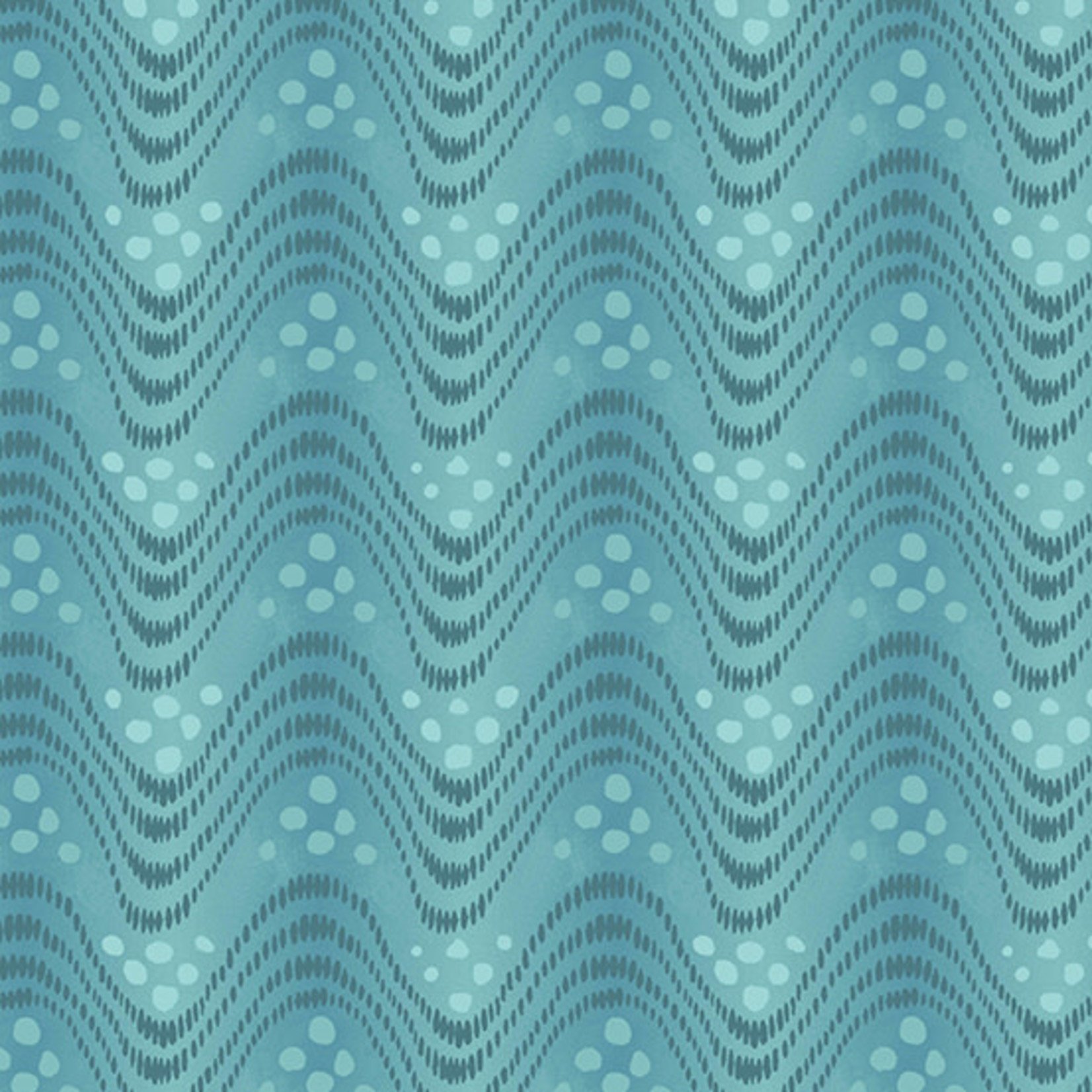 Andover The Andover Collective 9440 T, Teal Waves, $0.19/cm or $19/m