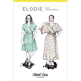 Closet Core Patterns Elodie Wrap Dress Pattern 0-20