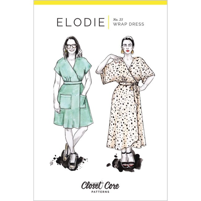 Elodie Wrap Dress Pattern 0-20