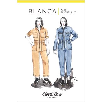 Closet Core Patterns Blanca Flight Suit Pattern 0-20