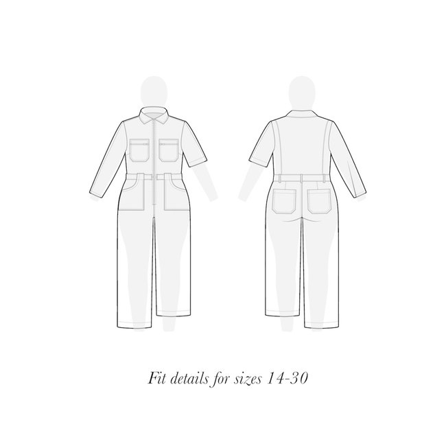Blanca Flight Suit Pattern 0-20