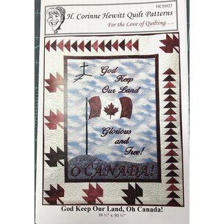 H. Corinne Hewitt Quilt Patterns GOD KEEP OUR LAND, OH CANADA PATTERN