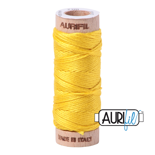 AURIFIL 6 STRAND FLOSS 18 YDS 2120 Canary