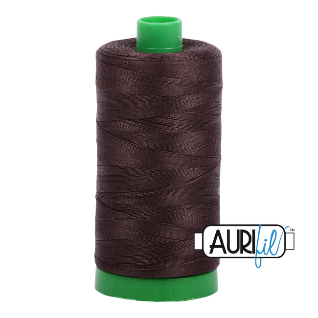 AURIFIL 40 WT Very Dark Bark 1130