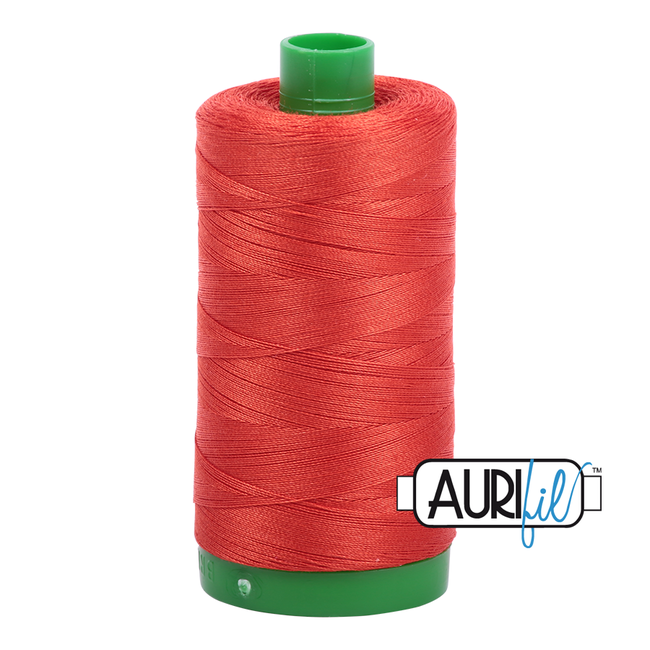 AURIFIL 40 WT Red Orange 2245