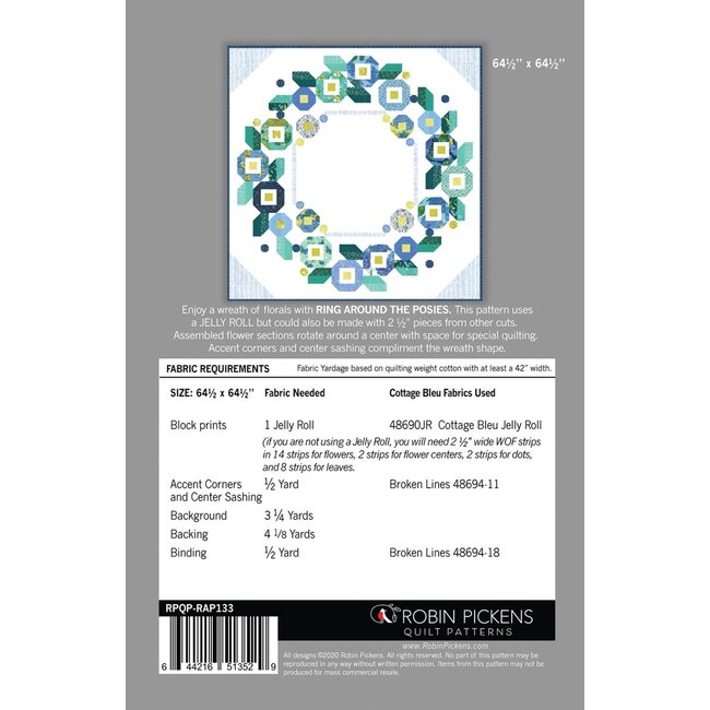 Ring Around The Posies Quilt Pattern