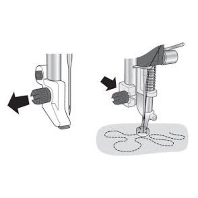 HUSQVARNA® VIKING® Closed Free Motion Spring Foot (Group 5,6,7,8)