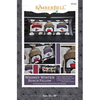 Kimberbell Designs Whimsy Winter Bench Pillow Pattern