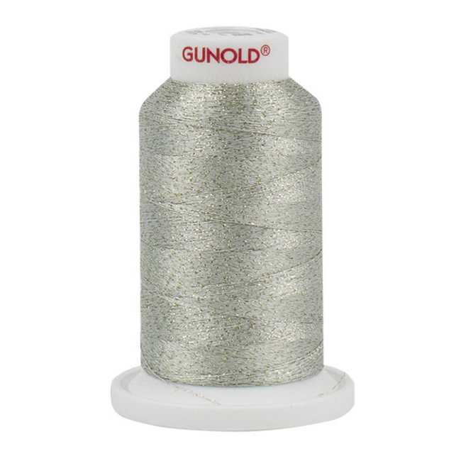 Poly Sparkle™ (Star™) Mini-King Cone 1,100 YD, 30 Wt, Pale Celadon with Gold 50525