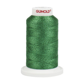 Gunold Poly Sparkle™ (Star™) Mini-King Cone 1,100 YD, 30 Wt, True Green with Tone On Tone Sparkle 50913