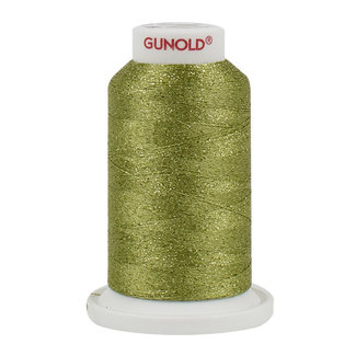 Gunold Poly Sparkle™ (Star™) Mini-King Cone 1,100 YD, 30 Wt, Light Olive with Tone On Tone 50577