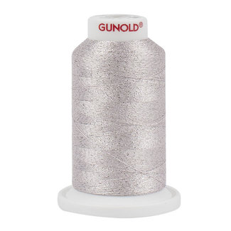 Gunold Poly Sparkle™ (Star™) Mini-King Cone 1,100 YD, 30 Wt, Pale Pink with Silver Sparkle 50516