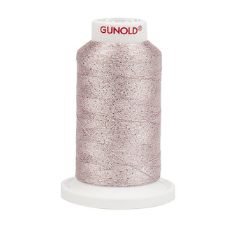 Gunold Poly Sparkle™ (Star™) Mini-King Cone 1,100 YD, 30 Wt, Pale Peach with Silver Sparkle 50553