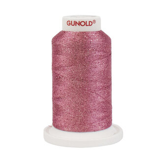 Gunold Poly Sparkle™ (Star™) Mini-King Cone 1,100 YD, 30 Wt, Lt Burgundy with Tone On Tone Sparkle 50554