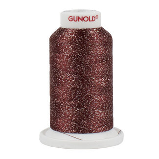 Gunold Poly Sparkle™ (Star™) Mini-King Cone 1,100 YD, 30 Wt, Light Cordovan with Silver Sparkle 50584