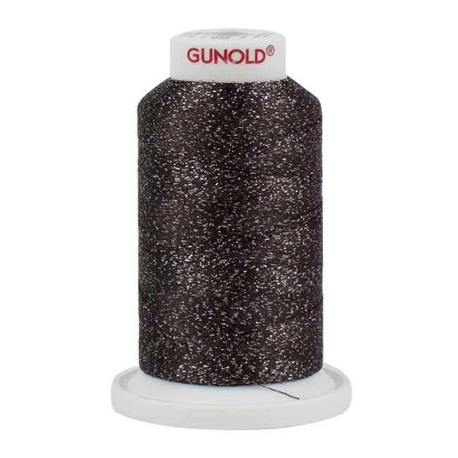 Poly Sparkle™ (Star™) Mini-King Cone 1,100 YD, 30 Wt, Dark Tawny Brown with Silver Sparkle 50605