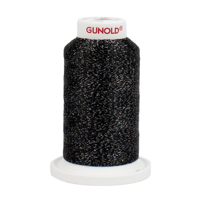 Poly Sparkle™ (Star™) Mini-King Cone 1,100 YD, 30 Wt, Black with Pewter Sparkle 50615