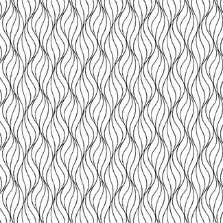 Andover Century Black on White, Waves CS-9672-L $0.18 per cm or $18/m