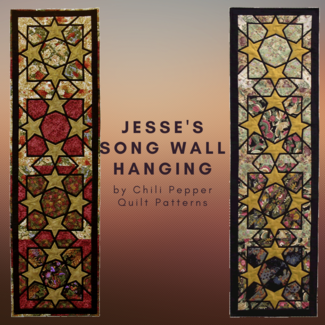 Chili Pepper Quilt Patterns Jesse's Song Wall Hanging Pattern