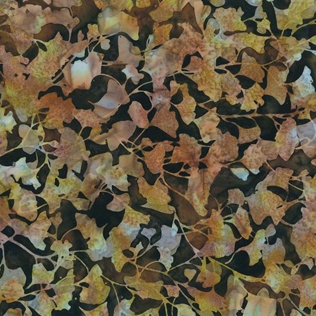 Bali Batiks, Leaves, Fall 2376-714 $0.20 per cm or $20/m