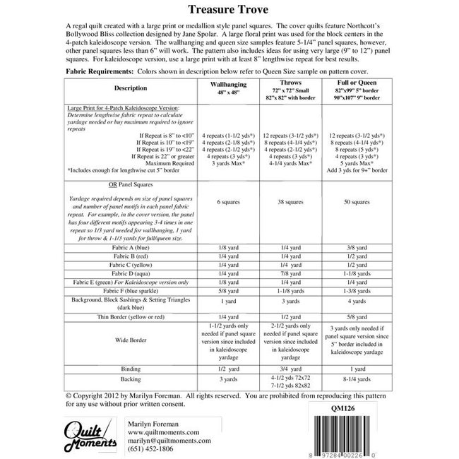 Treasure Trove Quilt Kit