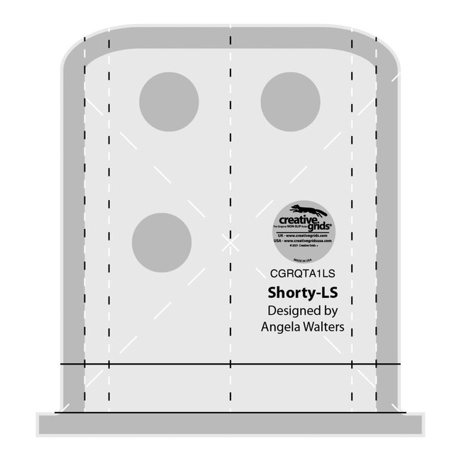 Creative Grids Shorty Low Shank Ruler CGRQTA1LS