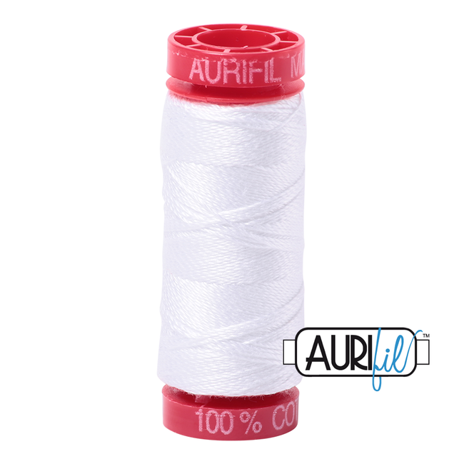 AURIFIL 12WT 2024 White for SASHIKO