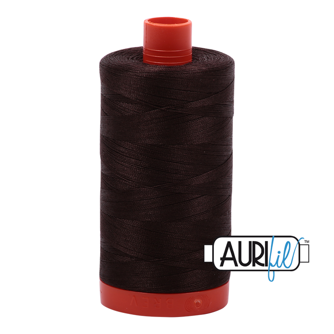 AURIFIL 50 WT Dark Brown 5024