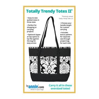 By Annie Totally Trendy Totes II Pattern
