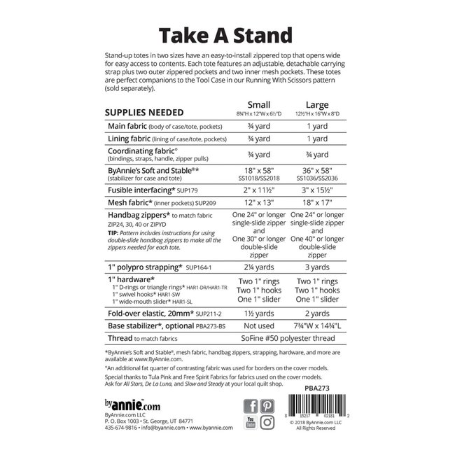 Take A Stand Pattern