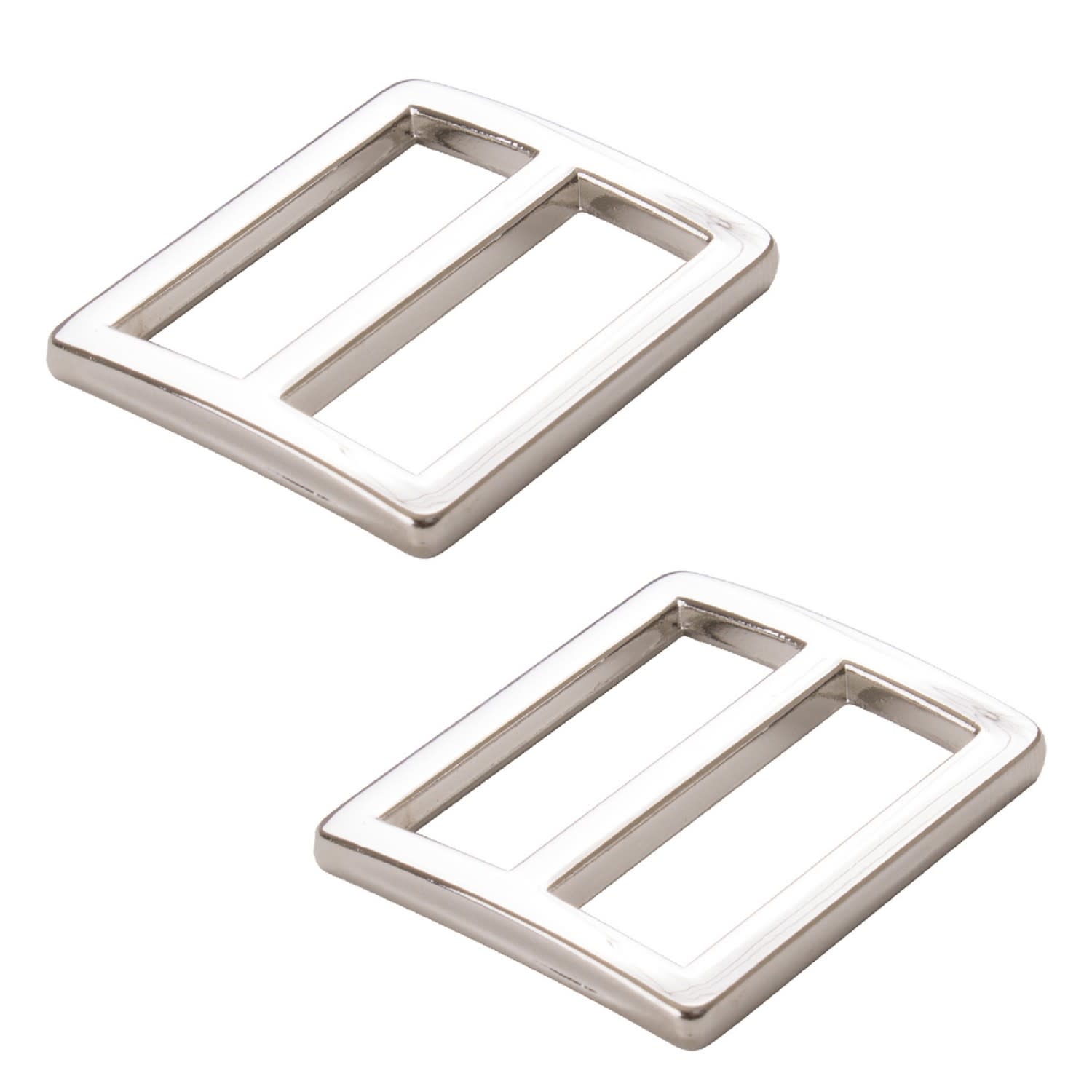 By Annie Slider Flat Widemouth 1in Nickel Set of Two