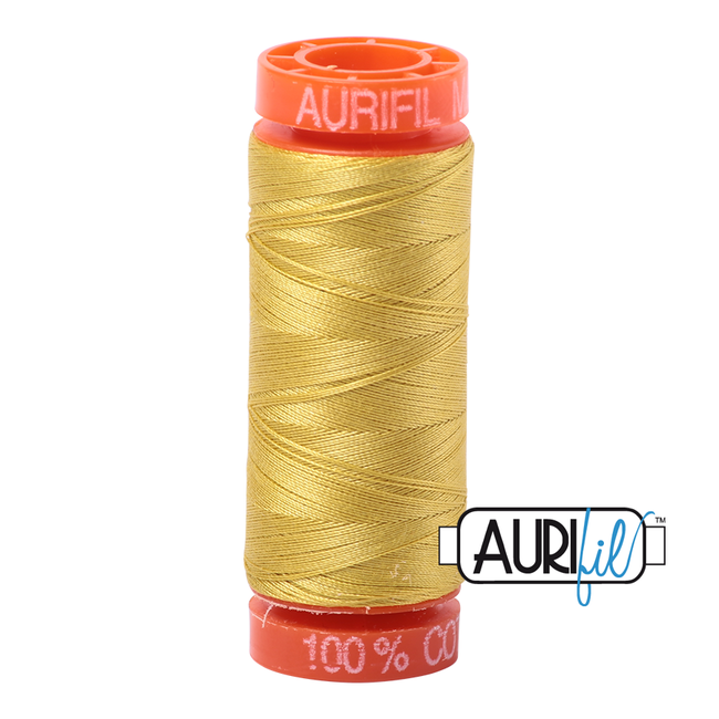 AURIFIL 50 WT Gold Yellow 5015 Small Spool