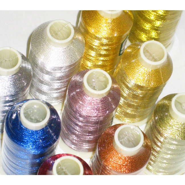 Colour 3015 White Iridescent - 1000mtr METALLIC POLY EMBROIDERY THREAD