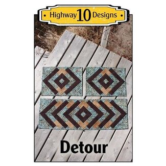 Highway 10 Designs Detour Table Runner & Placemat Pattern