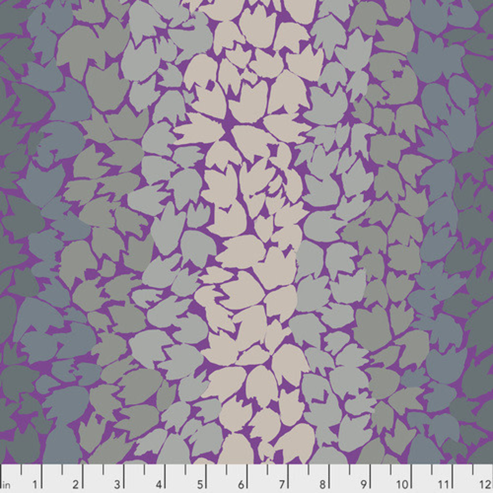 Kaffe Fassett KF Collective - Ombre Leaves, Grey (PWGP174.GREY) $0.18 per cm or $18/m