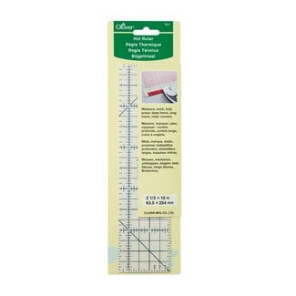 Clover Hot Ruler 2 1/2 x 10 in