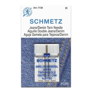 Schmetz SCHMETZ TWIN DENIM JEANS NEEDLE 1 NEEDLE/PKG