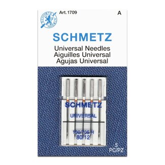 SCHMETZ UNIVERSAL NEEDLE 80/12 5/PKG