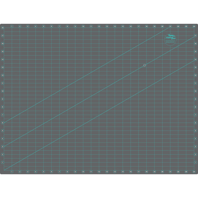 Creative Grids Cutting Mat Double-Sided 18X24” CGRMAT1824