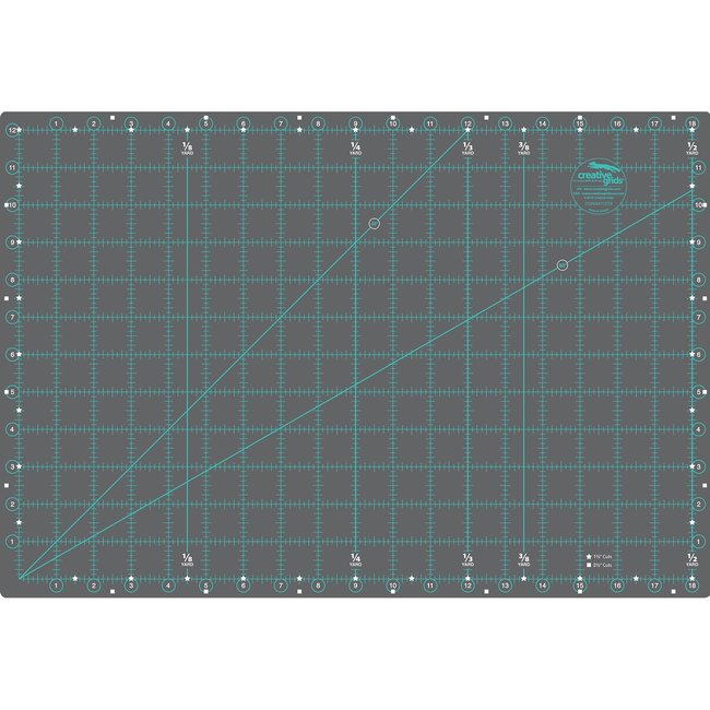 Creative Grids Cutting Mat Double-Sided 12 X 18 CGRMAT1218
