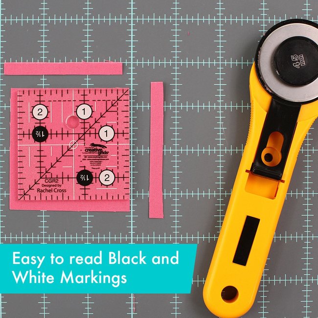 Creative Grids 2 1/2 x 2 1/2 Ruler CGR2